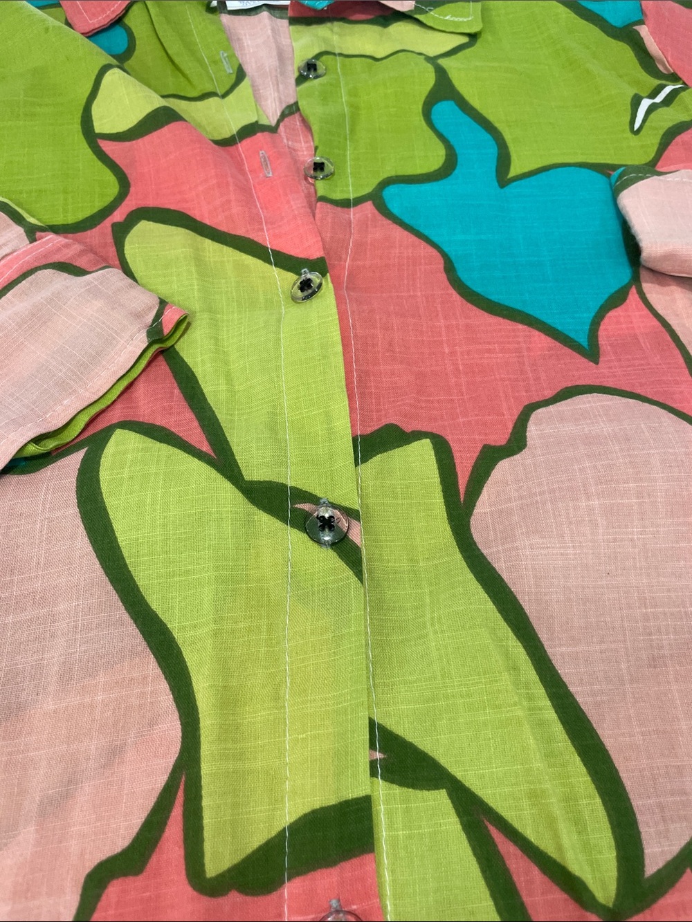Women's Multicolor Abstract Print Pants & Top Set - Picture 3 of 7